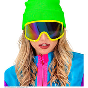 Op deze afbeelding zie je een Accessoires, van het merk Widmann. Ski-Bril 80s Neon Geel