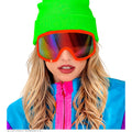 Lunettes De Ski Années 80 Néon Orange