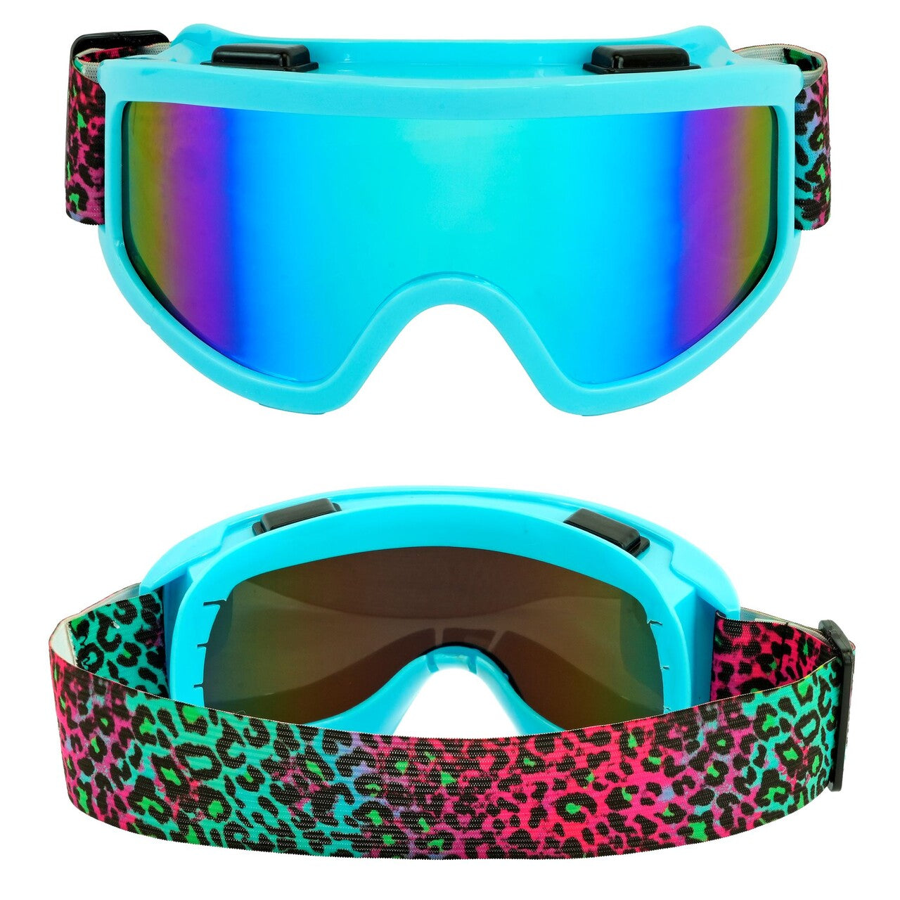 Op deze afbeelding zie je een Accessoires, van het merk Widmann. Blue Ice Panter Ski Bril