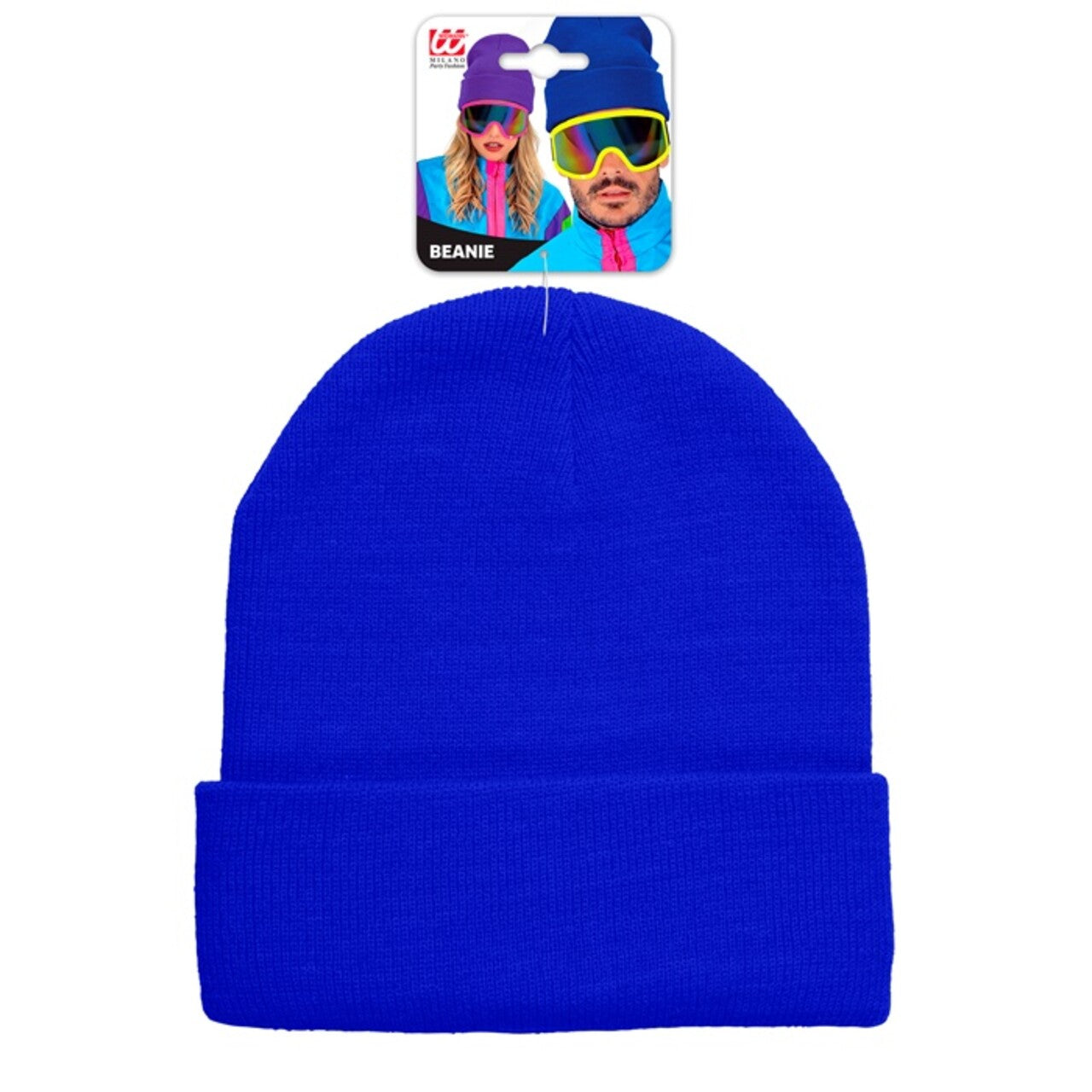 Op deze afbeelding zie je een Accessoires, van het merk Widmann. Blauwe Winter Muts Mystic Blue Beanie