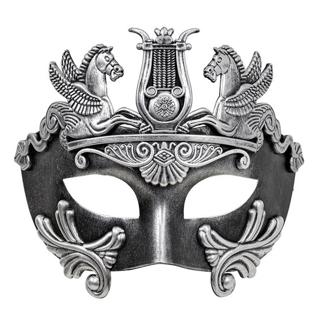 Op deze afbeelding zie je een Accessoires, van het merk Widmann. Romeinse Rijk Oogmasker Zilver