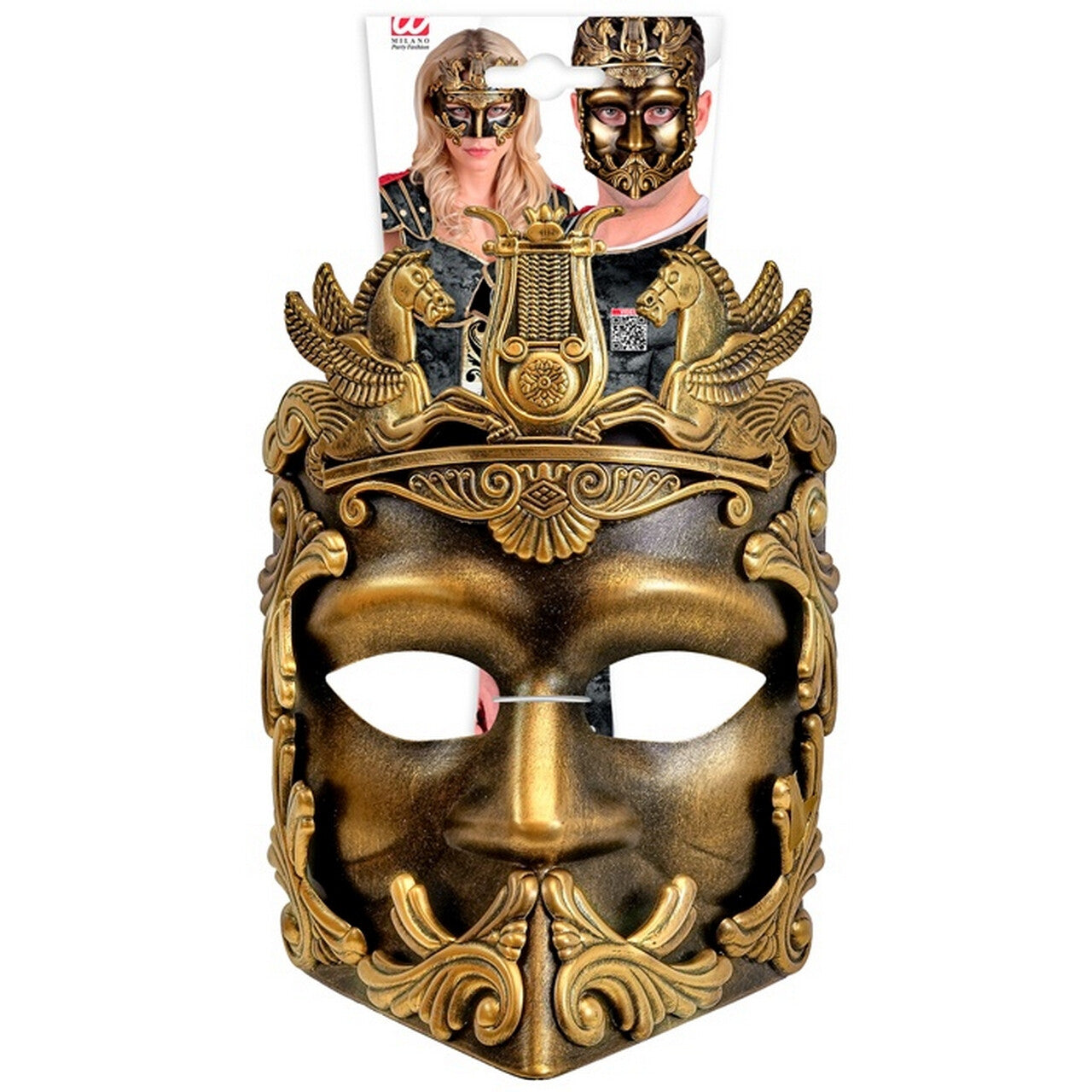 Op deze afbeelding zie je een Accessoires, van het merk Widmann. Oogmasker Griekse Overwinnaar