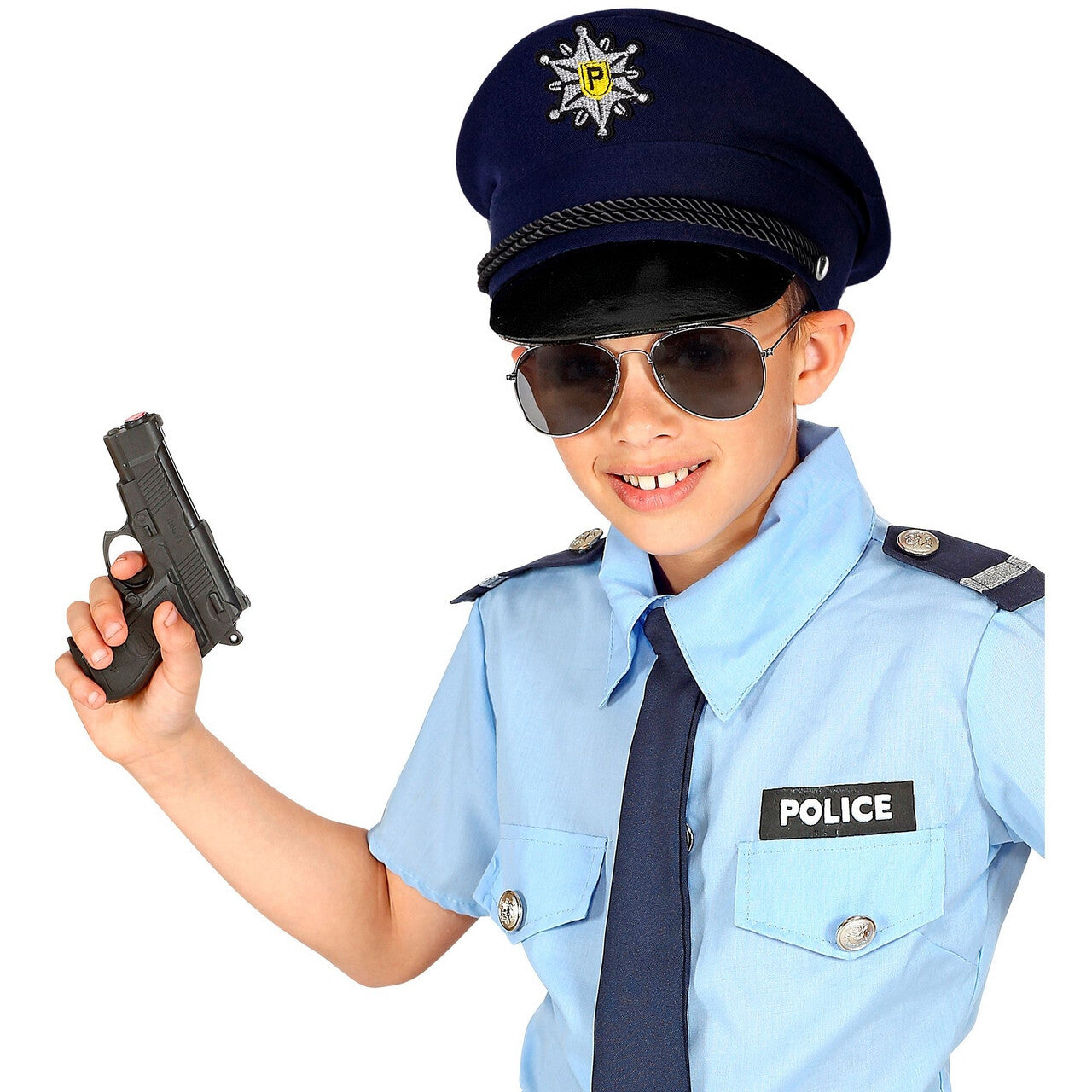 Op deze afbeelding zie je een Accessoires, van het merk Widmann. Politie Pet Patrol Department Kind