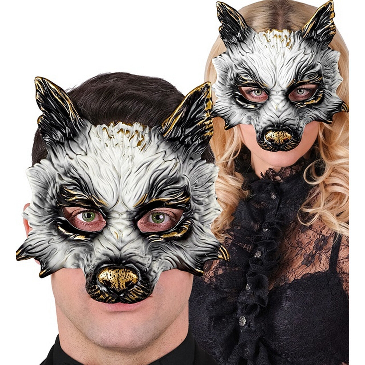 Op deze afbeelding zie je een Accessoires, van het merk Widmann. De Wolf Is Terug Masker