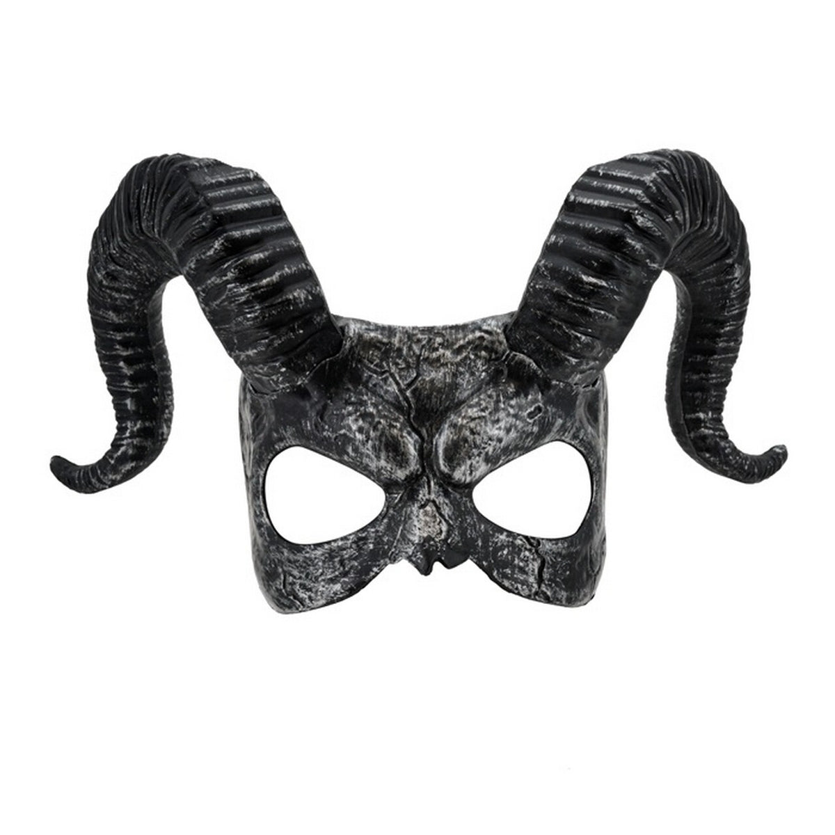 Op deze afbeelding zie je een Accessoires, van het merk Widmann. Duivels Masker Met Hoorns Zwart