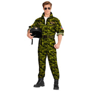 Op deze afbeelding zie je een Kostuums, van het merk Widmann. Air Fighter Tom Gun Man Kostuum