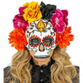 Masque De La Mort Avec Fleurs