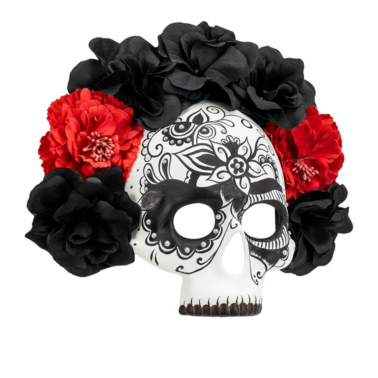 Op deze afbeelding zie je een Accessoires, van het merk Widmann. Masker Rouwende Bruid