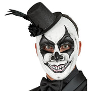 Op deze afbeelding zie je een Accessoires, van het merk Widmann. Masker Evil Man Met Hoed