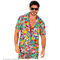 Tropische Totenparty-Hemd Herren