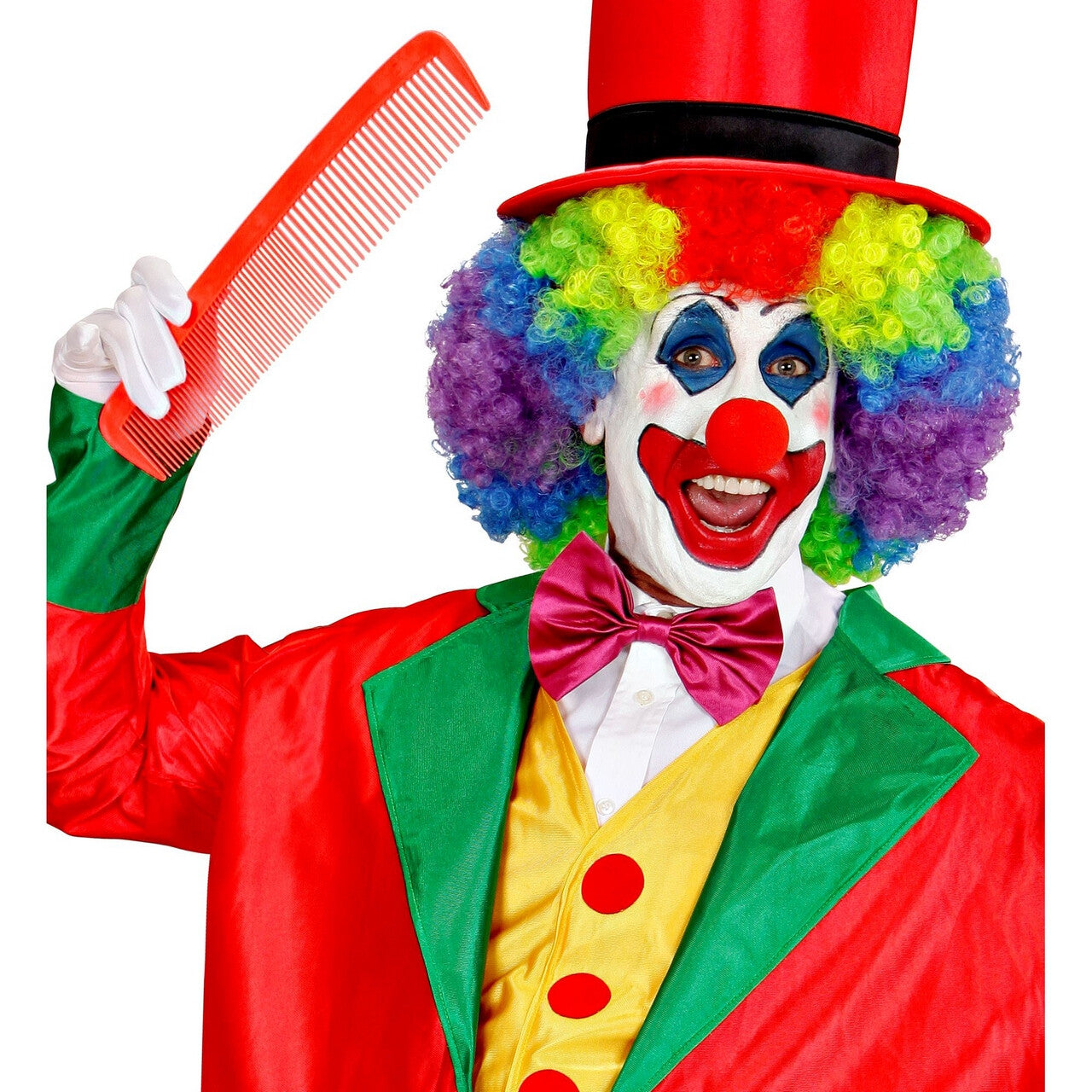 Op deze afbeelding zie je een Accessoires, van het merk Widmann. Giga Clowns Kam 36 Centimeter