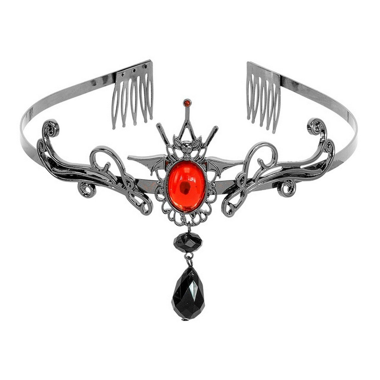Op deze afbeelding zie je een Accessoires, van het merk Widmann. Tiara Gotische Vampier Tiranja