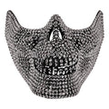 Halfmasker Schedel Met Strass