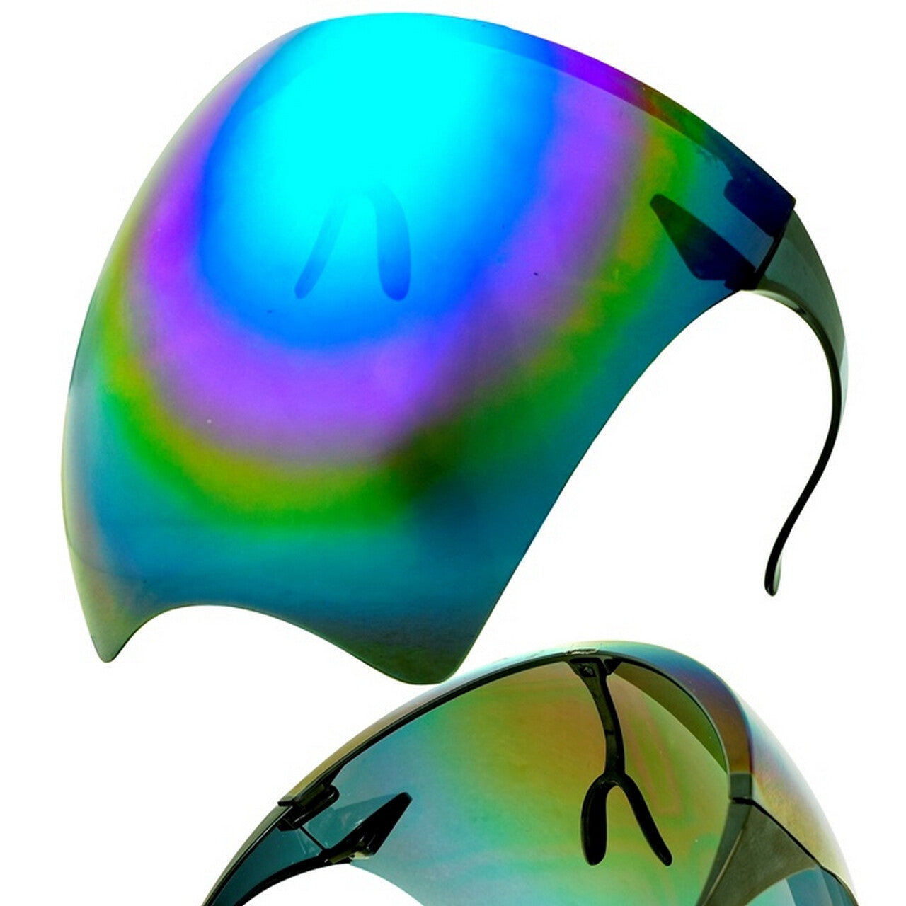 Op deze afbeelding zie je een Accessoires, van het merk Widmann. Face Bril Space Alien