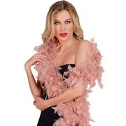 Op deze afbeelding zie je een Accessoires, van het merk Widmann. Boa Oud Roze 180 Centimeter 80 Gram