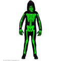 Squelette Vert Effrayant Costume