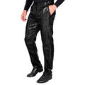 Glitzernde Paillettenhose Schwarz Herren
