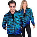 Bomberjack Pailletten Jas Avatar Blue Waves