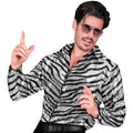 Chemise à Paillettes Tigre Argenté