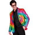 Veste à Paillettes Hippie Cercle Coloré