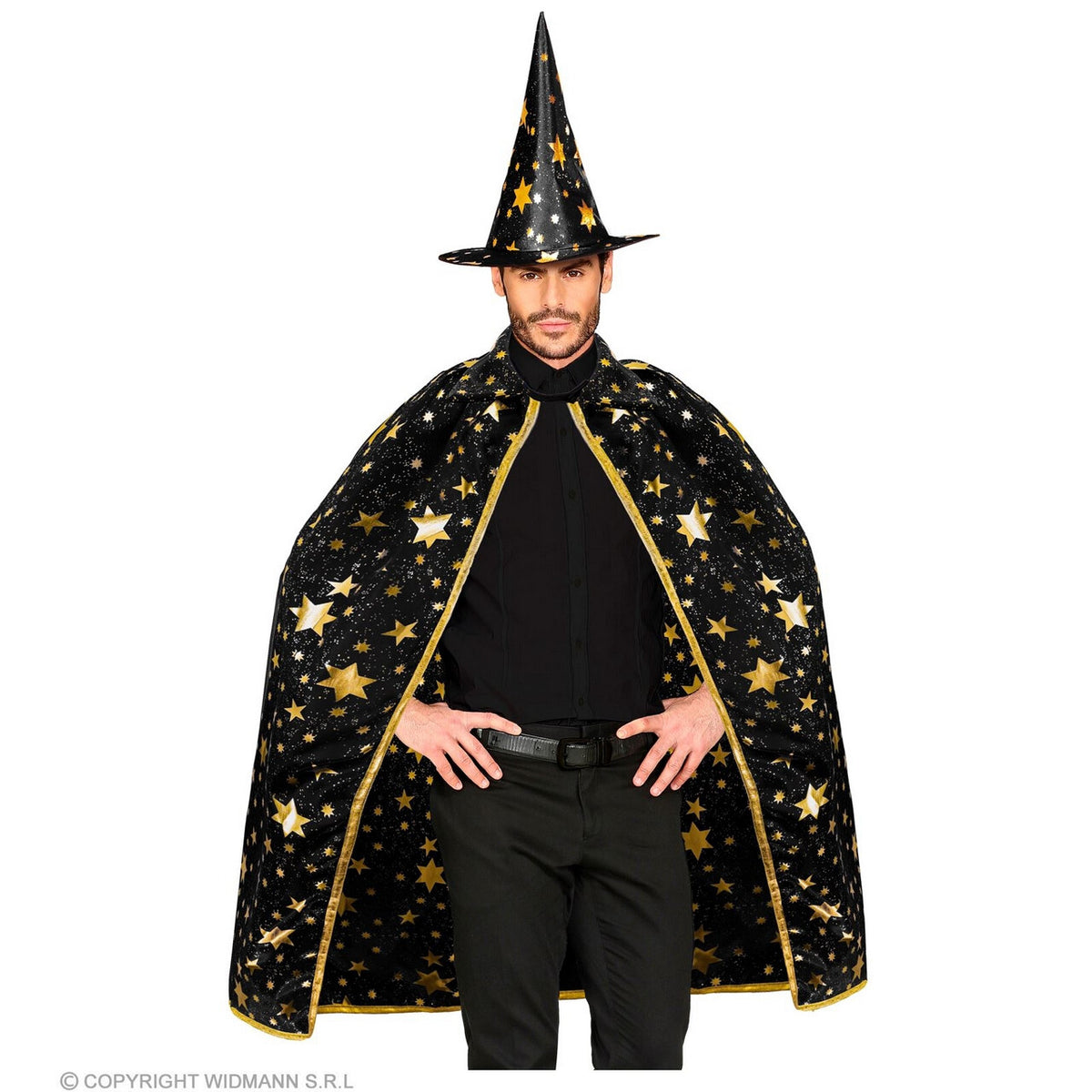 Op deze afbeelding zie je een Kostuums, van het merk Widmann. Tovenaar Universe Of Stars Kostuum