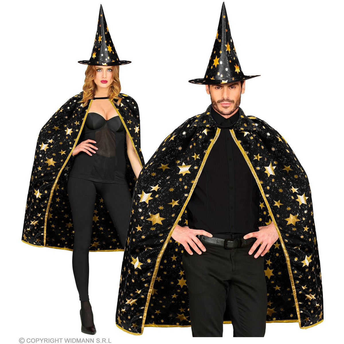 Op deze afbeelding zie je een Kostuums, van het merk Widmann. Tovenaar Universe Of Stars Kostuum