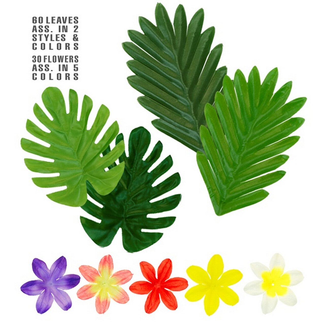 Op deze afbeelding zie je een Decoratie, van het merk Widmann. Hawaii Party Decoratie Bloemen