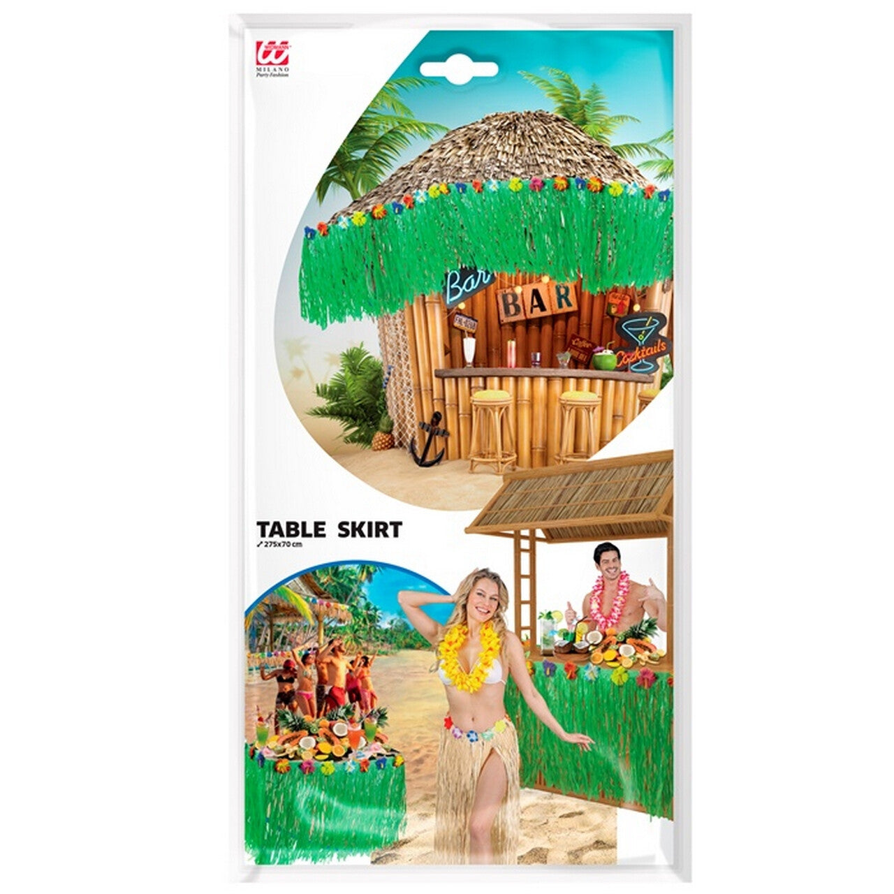 Op deze afbeelding zie je een Decoratie, van het merk Widmann. Decoratie Slinger Hawaii Party