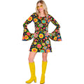 Flower Power 60er Jahre Kleid Damen