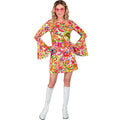 Robe Peace And Flower Des Années 60 Costume
