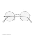 Ikonische Runde Silberbrille