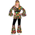 Fleur Dansante Style Hippie Années 60 Costume