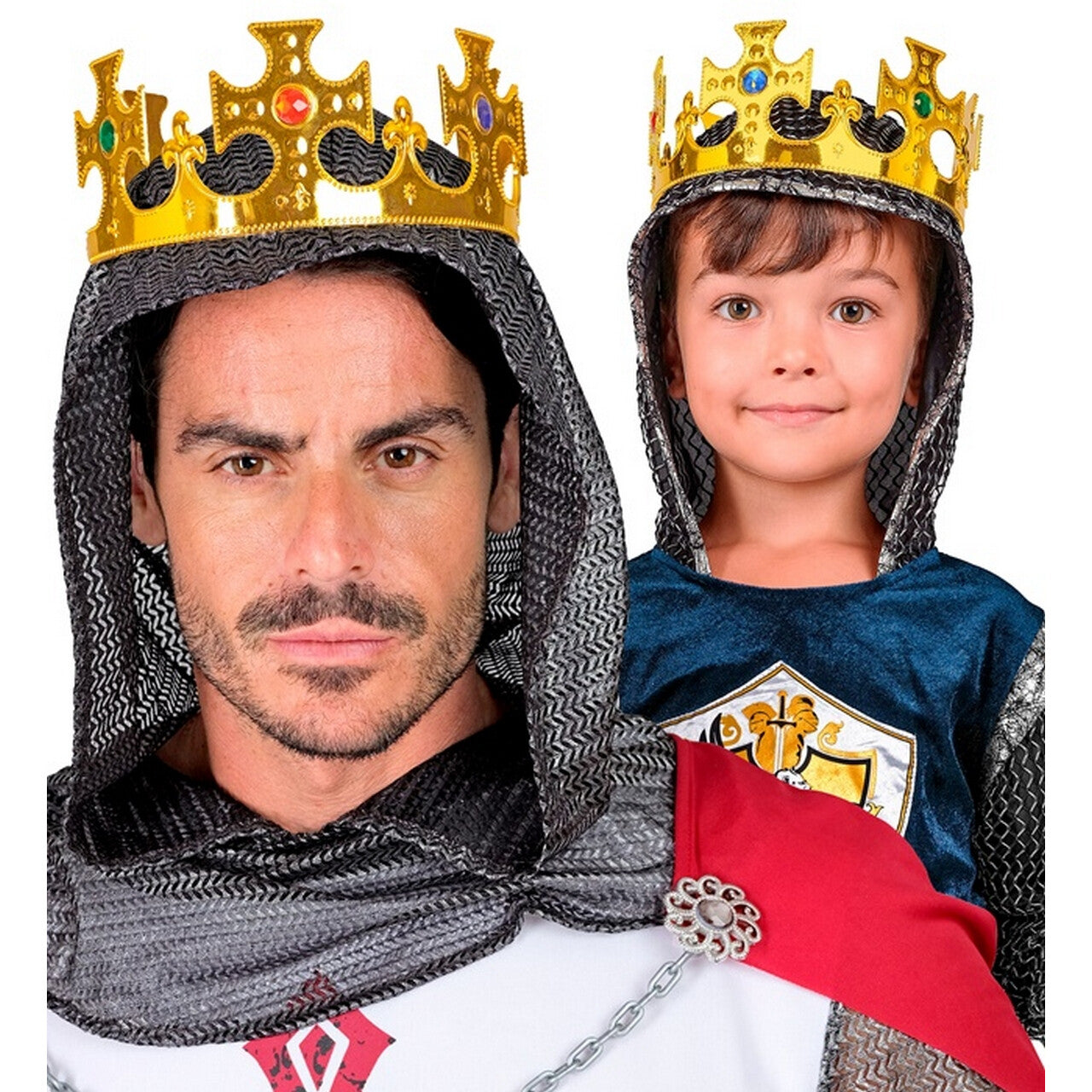Op deze afbeelding zie je een Accessoires, van het merk Widmann. Koninklijke Gouden Kroon