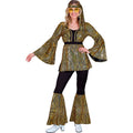 Style Groovy Doré Des Années 70 Costume
