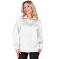 Chemise Satin Années 70 Blanche