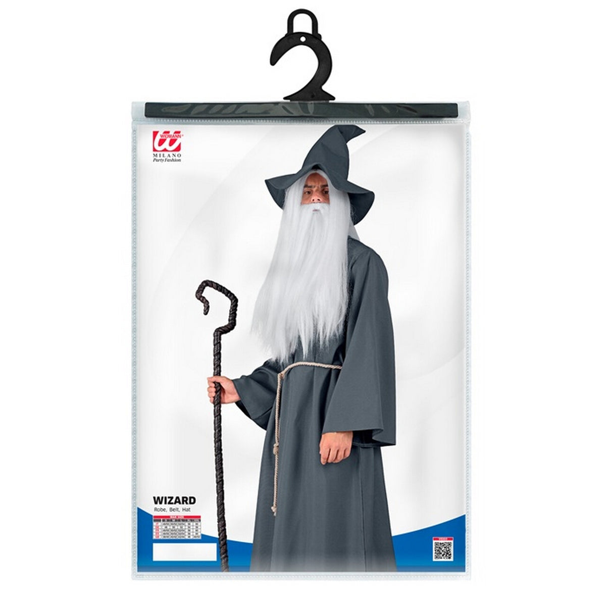 Op deze afbeelding zie je een Kostuums, van het merk Widmann. Grijze Wijze Tovenaar Merlin Man Kostuum
