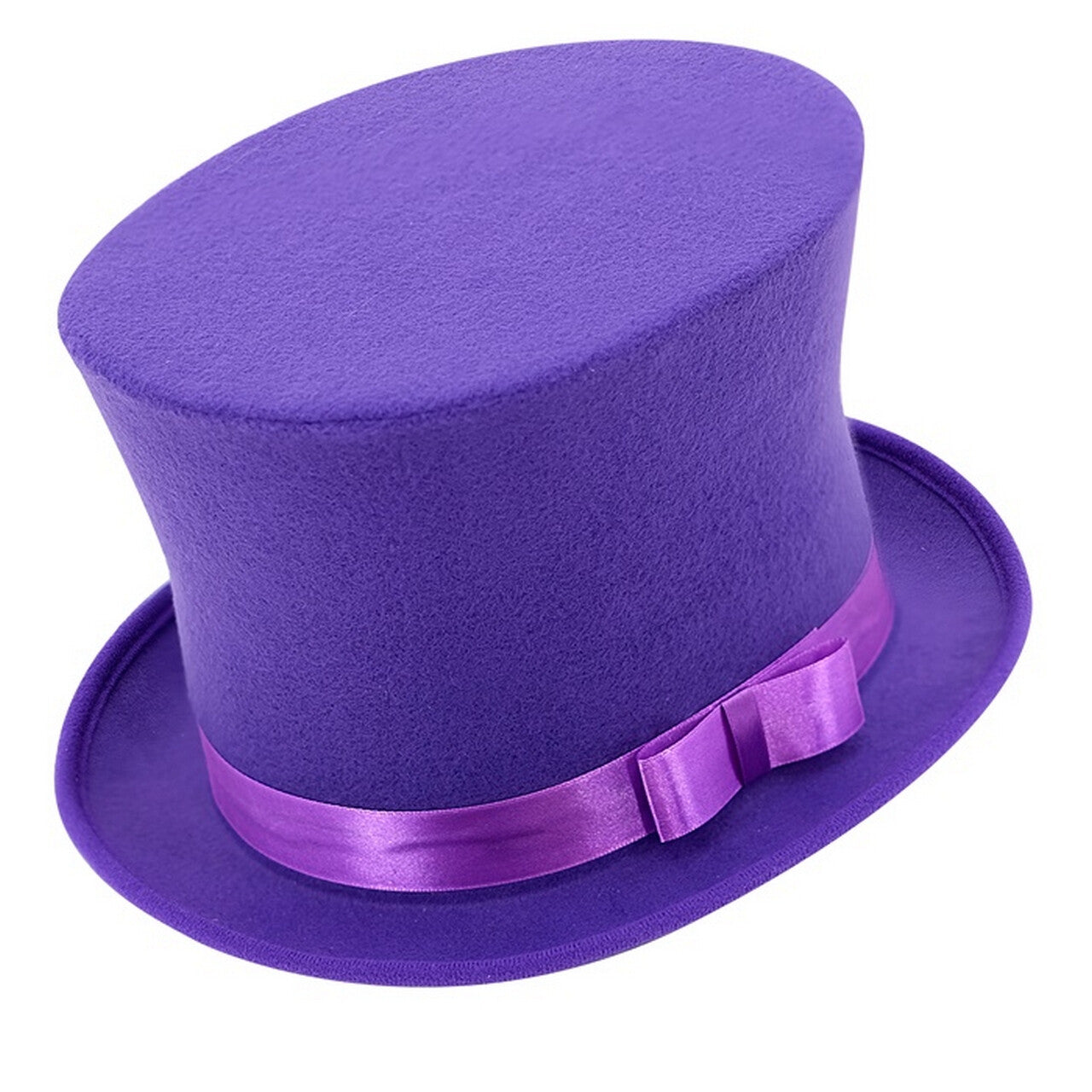 Op deze afbeelding zie je een Accessoires, van het merk Widmann. Hoge Deftige Hoed Paars