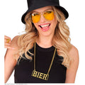 Goldene Bier-Halskette 65 Cm