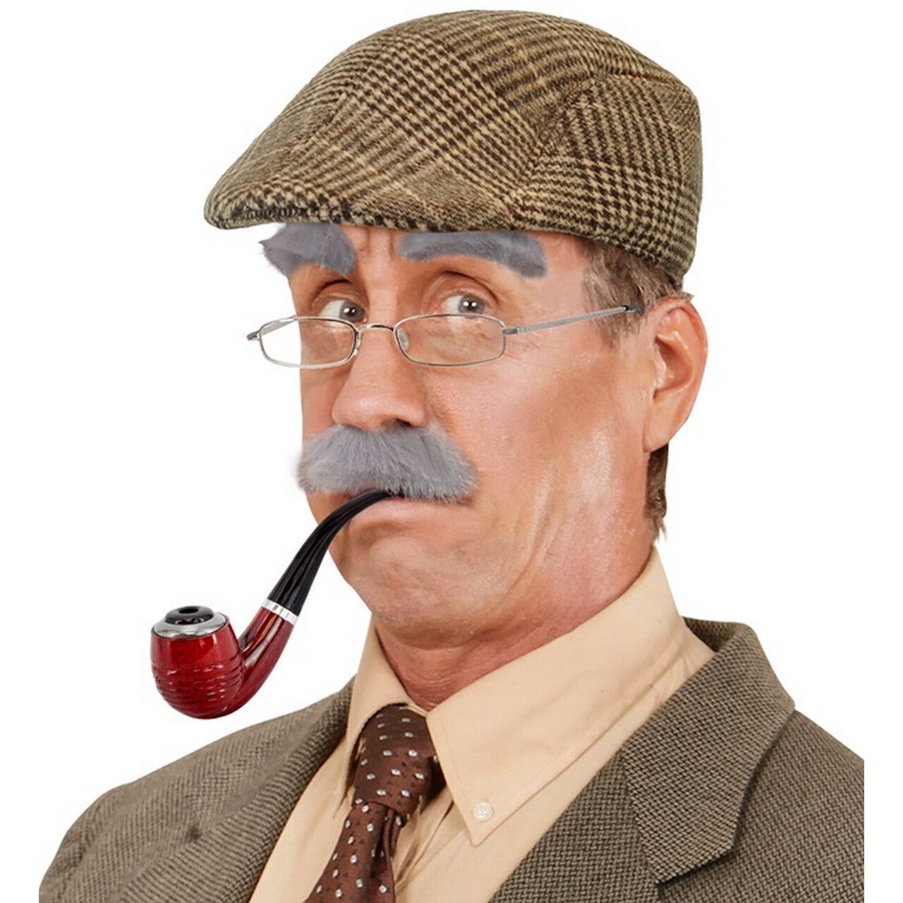 Op deze afbeelding zie je een Accessoires, van het merk Widmann. Complete Opa Accessoire Set Mr Holmes