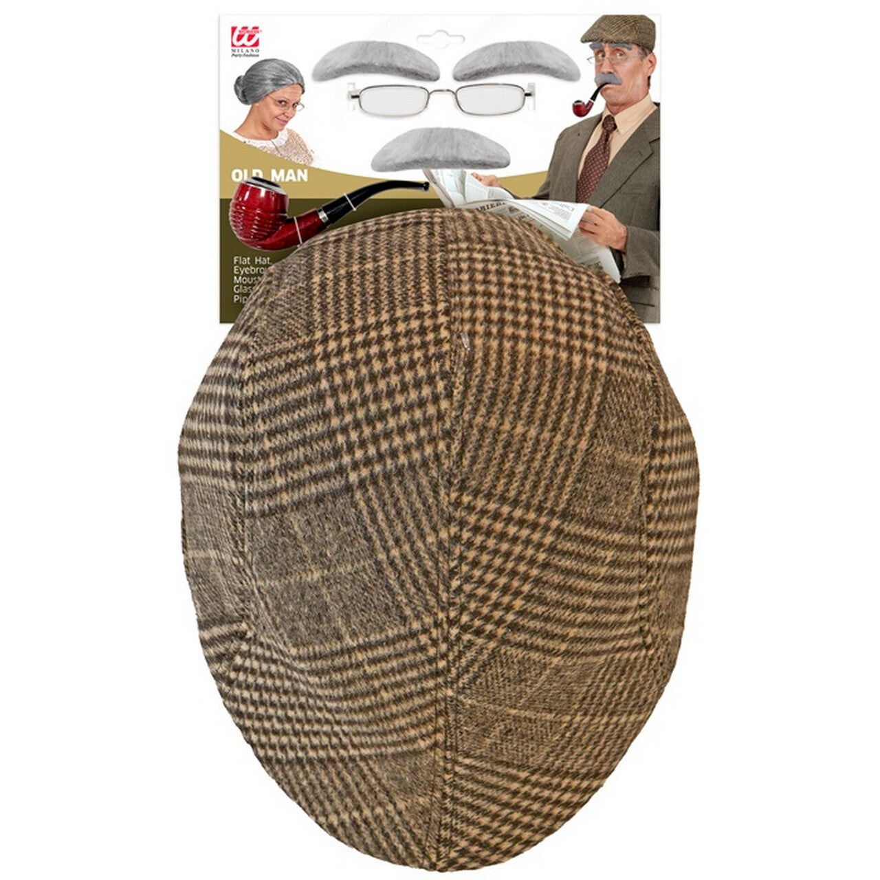 Op deze afbeelding zie je een Accessoires, van het merk Widmann. Complete Opa Accessoire Set Mr Holmes