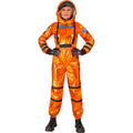 Astronaut Orange Kosmos Vrouw Kostuum