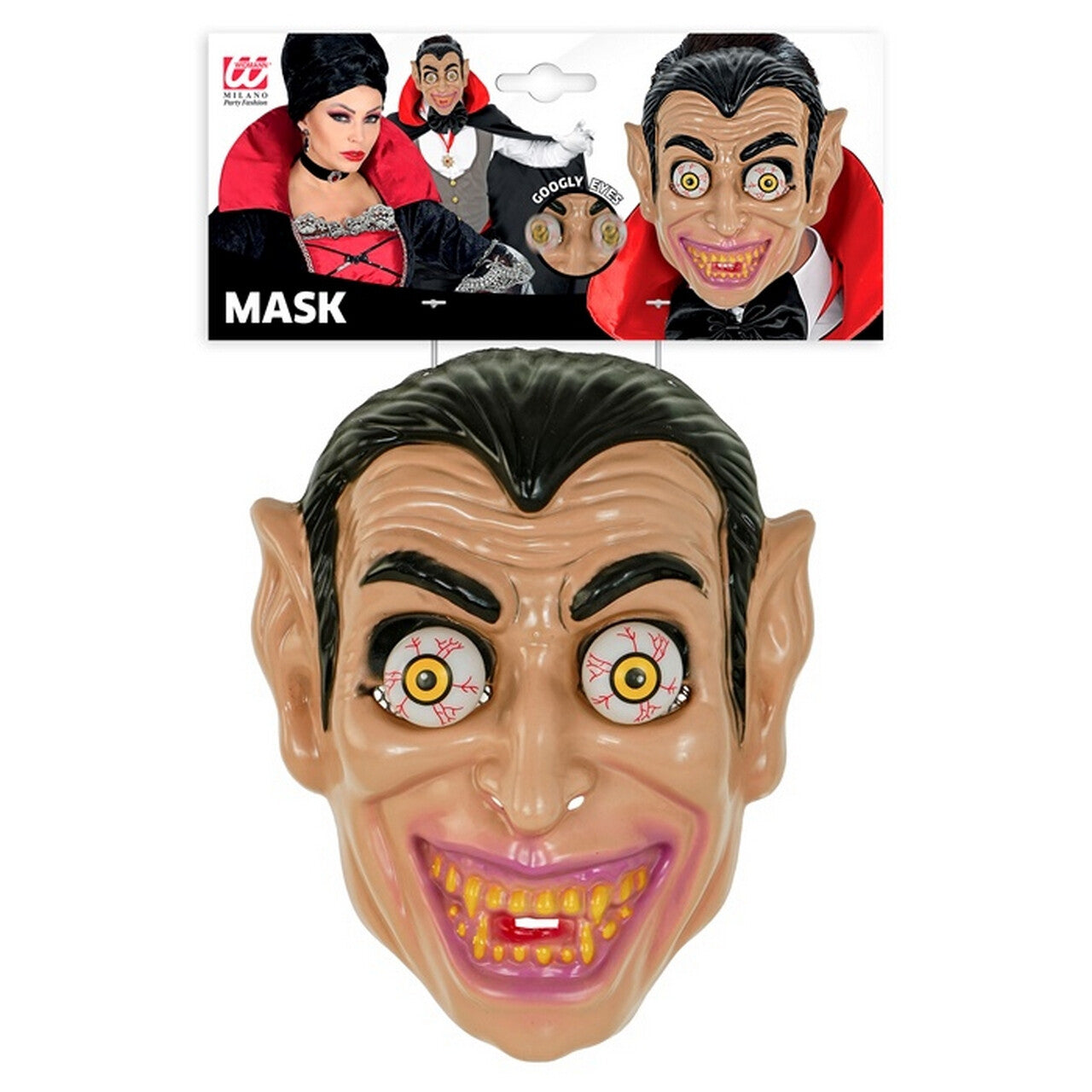 Op deze afbeelding zie je een Accessoires, van het merk Widmann. Masker Bloeddorstige Vampier