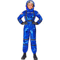 Blauwe Astronaut Katy Vrouw Kostuum