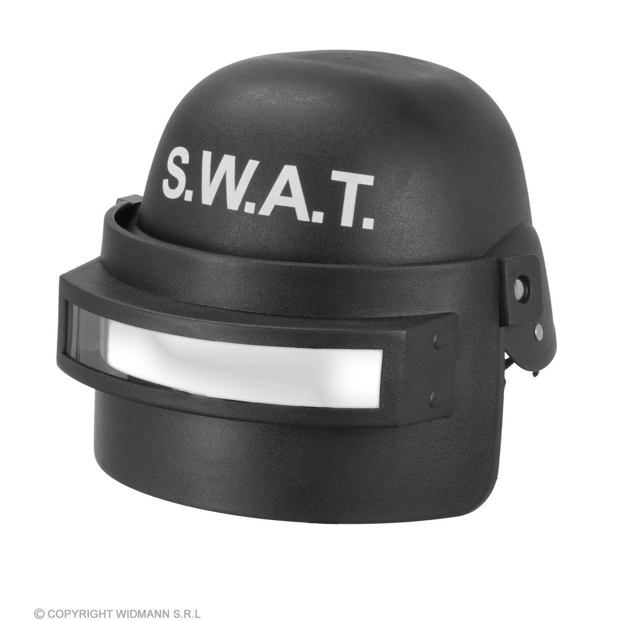 Op deze afbeelding zie je een Accessoires, van het merk Widmann. S.w.a.t. Helm Met Vizier Kind