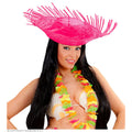Chapeau De Plage En Paille Rose