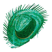 Op deze afbeelding zie je een Accessoires, van het merk Widmann. Zomer Festival Strohoed Groen