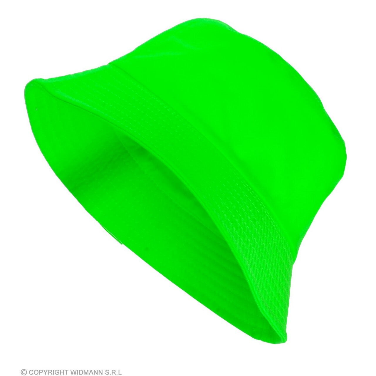 Op deze afbeelding zie je een Accessoires, van het merk Widmann. Bucket Hat Neon Groen Pop Festival