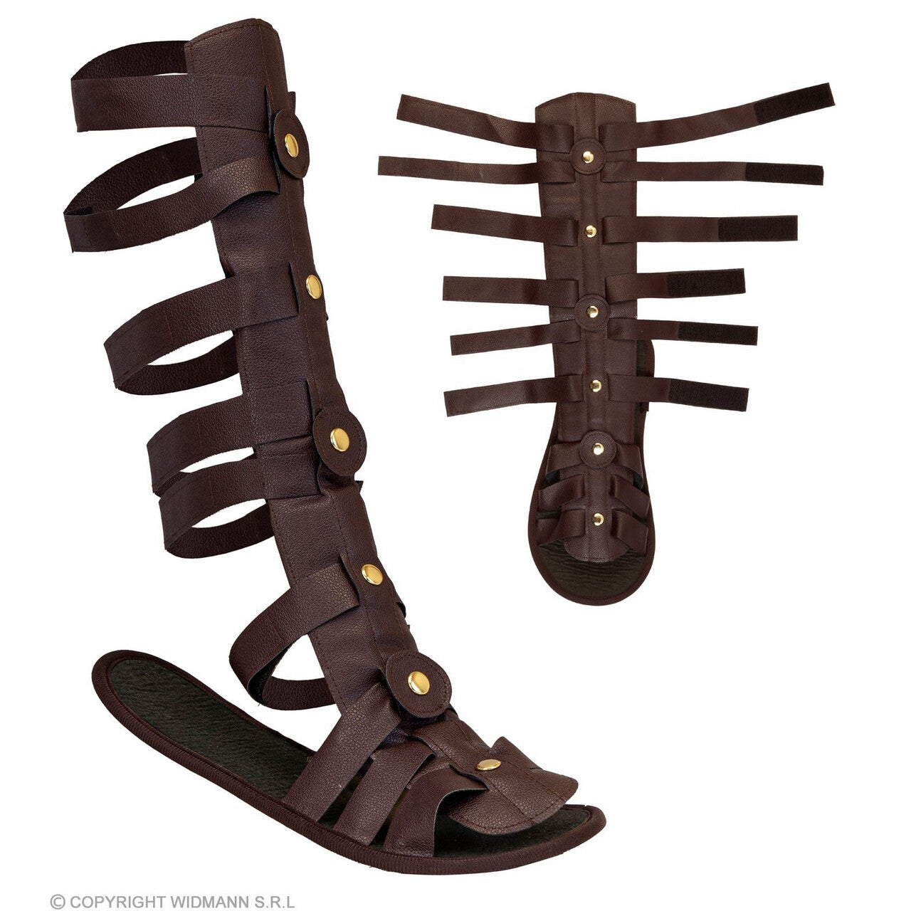 Op deze afbeelding zie je een Accessoires, van het merk Widmann. Sandalen Grieks Romeins Egyptisch Hoog Model