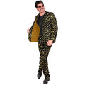 Happy New Year Golden Shimmer Man Kostuum