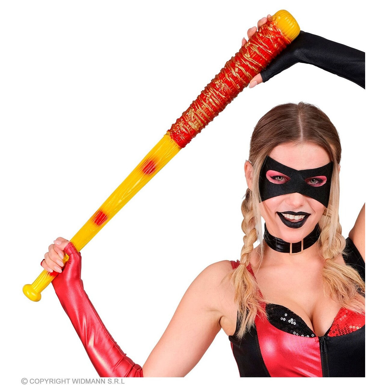 Op deze afbeelding zie je een Accessoires, van het merk Widmann. Baseball Knuppel Met Prikkeldraad